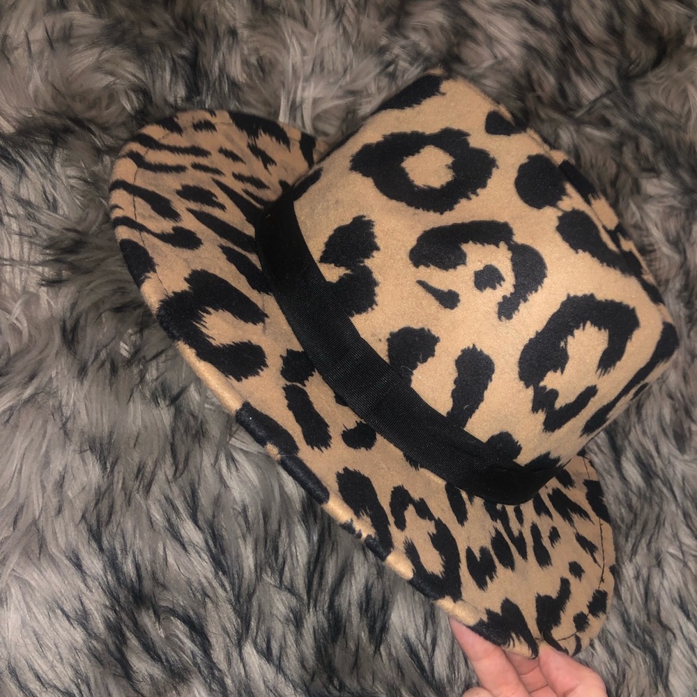 Cheetah print hat